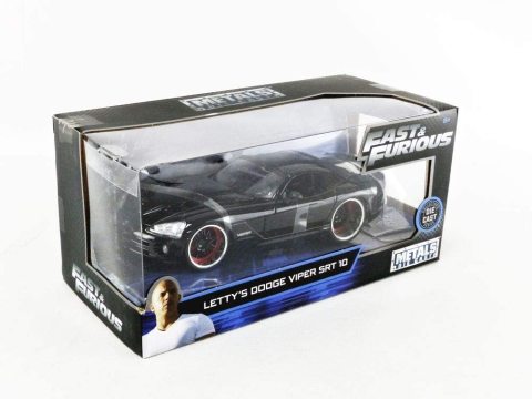 Fast & Furious 1:24 Letty's Dodge Viper SRT 10 Model Araba