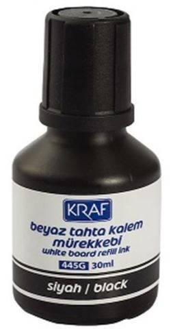 Kraf Beyaz Tahta Kalem Mürekekbi 30ml Siyah