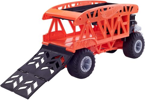 Hot Wheels Monster Trucks Taşıyıcı Kamyon 12 adet 1:64 Ölçekli Araç Kapasiteli GKD37