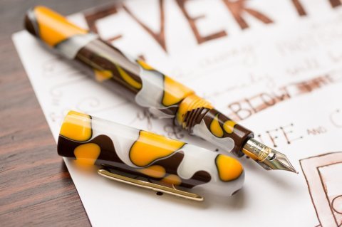 Conklin All American Serisi Dolma Kalem Yellow Stone Medium Uç
