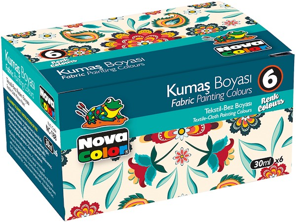 Nova Color Kumaş Boyası Şişe 6 LI NC-188