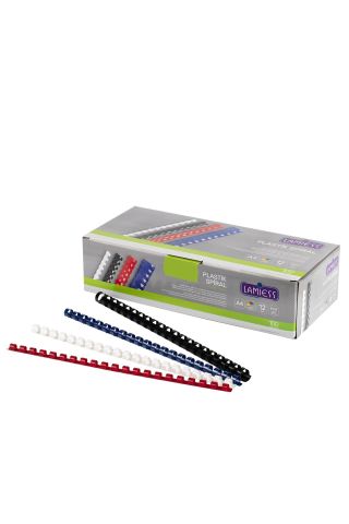Lamiess 22 Mm Plastik Spiral Kırmızı 50'Li