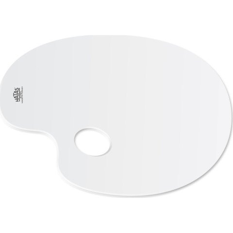 Hatas Plastik Godesiz Oval Resim Paleti 25x35cm