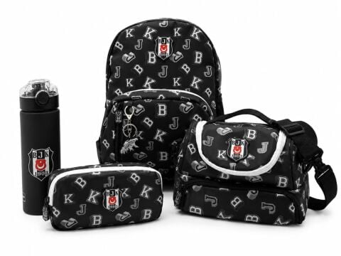 Lisanslı Beşiktaş 4'lü Okul Çanta Seti