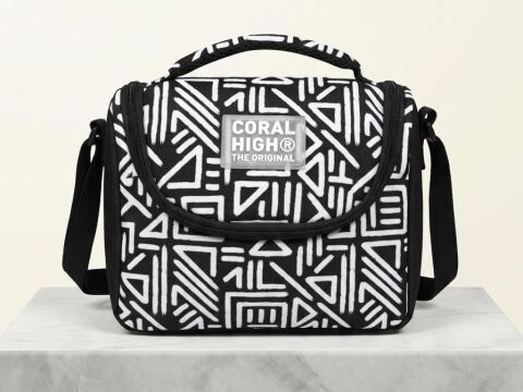 Coral High Geometrik Desenli 3'lü Okul Çanta Seti