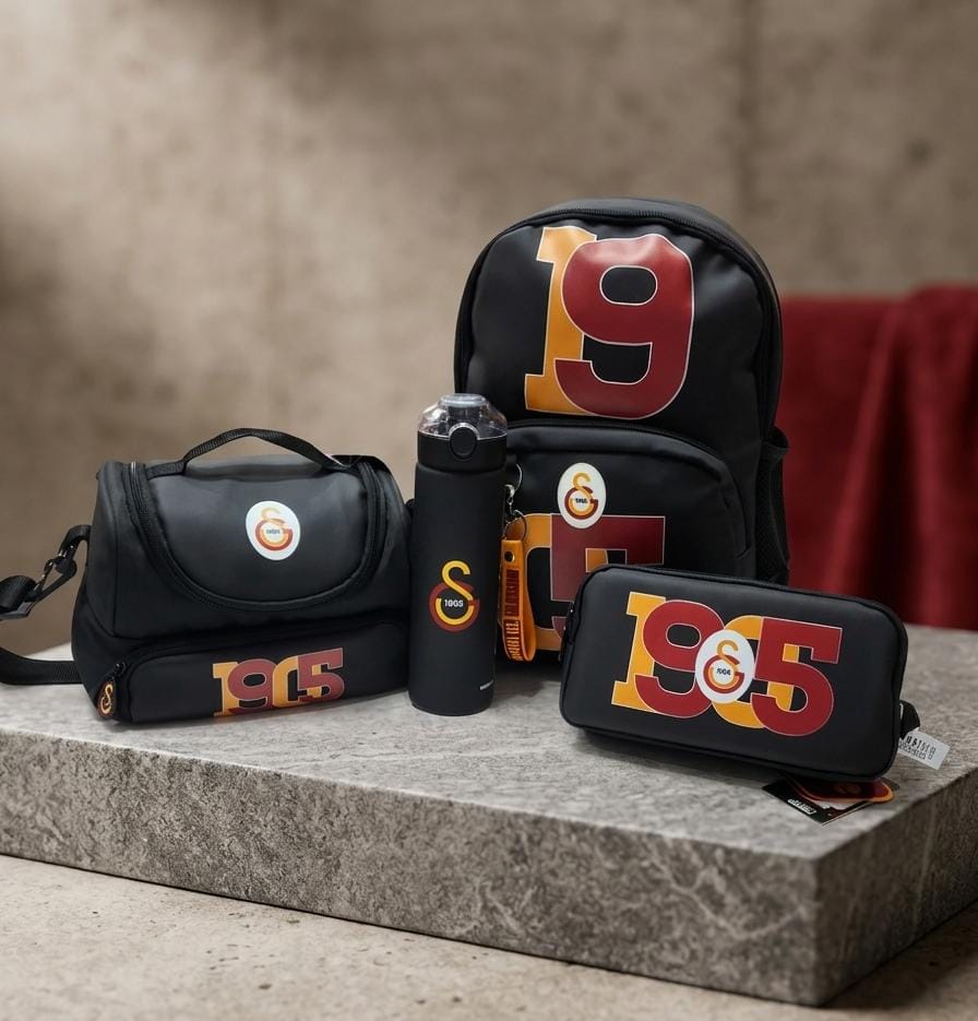 Lisanslı Galatasaray 4'lü Okul Çanta Seti