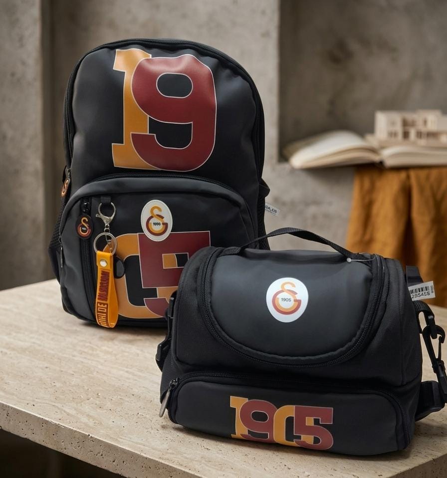 Lisanslı Galatasaray 2'lü Okul Çanta Seti