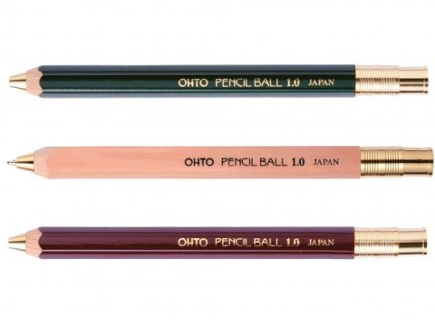 Ohto Pencil Ball Tükenmez Kalem 1.0mm Sarı