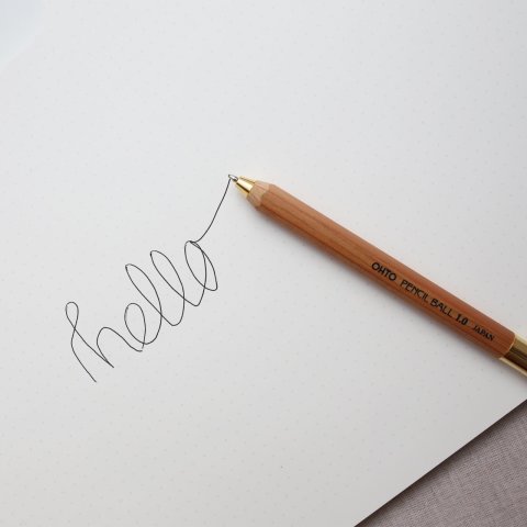 Ohto Pencil Ball Tükenmez Kalem 1.0mm Sarı