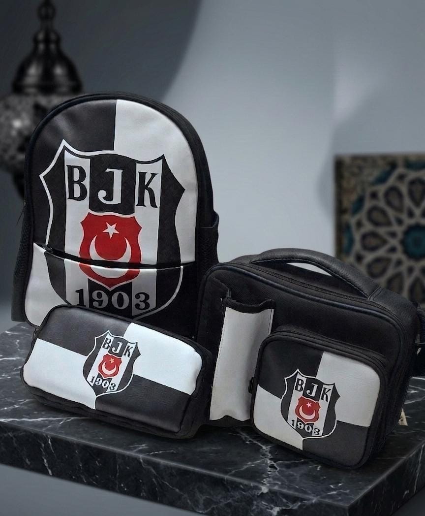 Me Çanta Lisanslı Beşiktaş 3'lü Ana Okul Çanta Seti