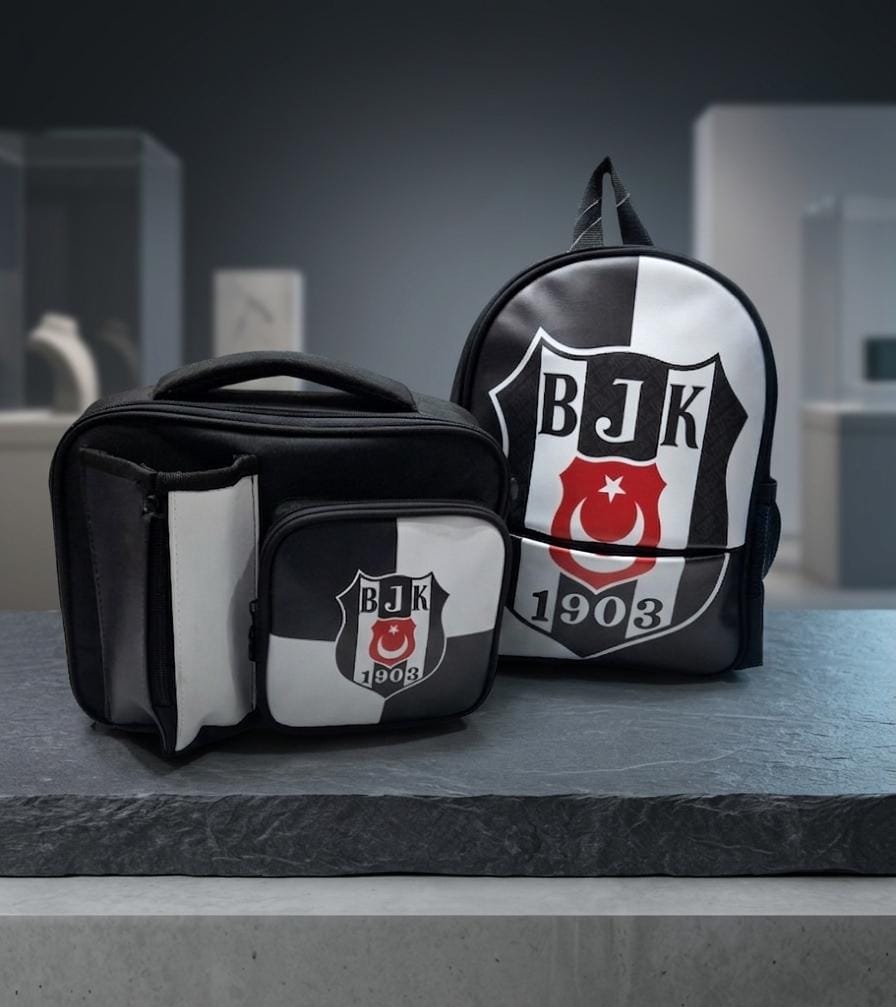 Me Çanta Lisanslı Beşiktaş 2'lü Ana Okul Çanta Seti