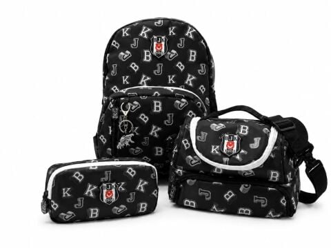 Lisanslı Beşiktaş 3'lü Okul Çanta Seti