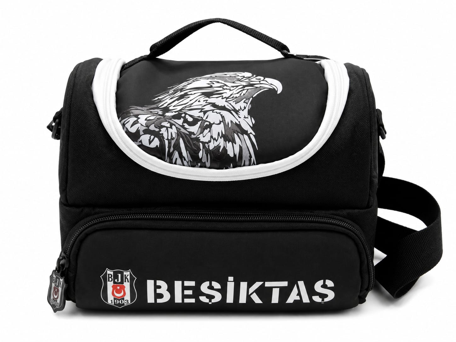 Lisanslı Beşiktaş Kartal desenli Beslenme Çantası