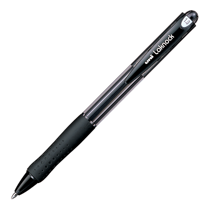 Uni LAKNOCK medium 1.0 Mekanik TükenmezKalem Siyah