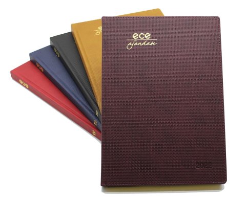 Ece Haftalık Ajanda 20X28 Çeşme NO:12 Kırmızı
