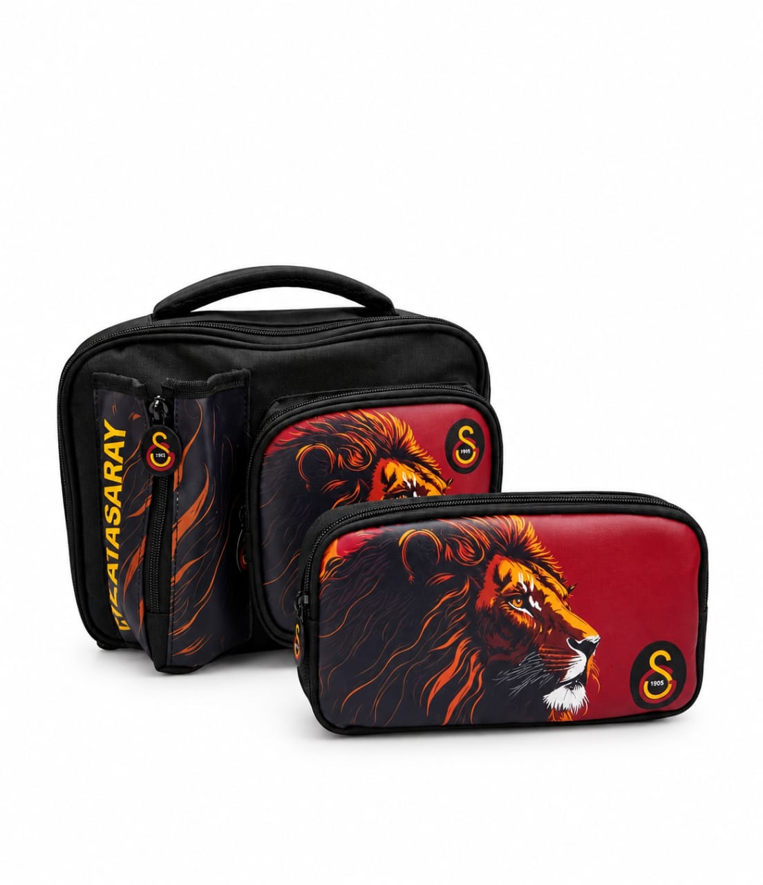 Galatasaray Lisanslı 2'lü Okul Seti Aslan Desenli