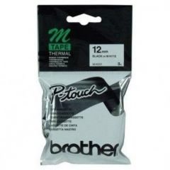Brother M-Tape 12 mm Yeşil Üzerine Siyah M12731