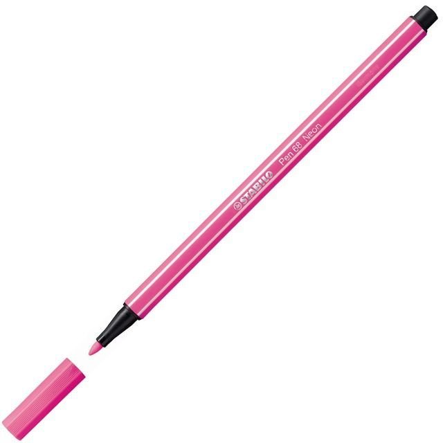 Stabilo Pen 68 Keçeli Kalem Floresan Pembe