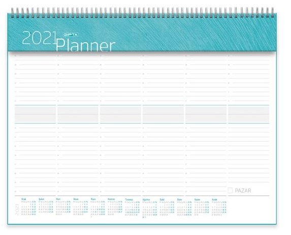 Gıpta 2021 Masaüstü Planlayıcı 40x28cm