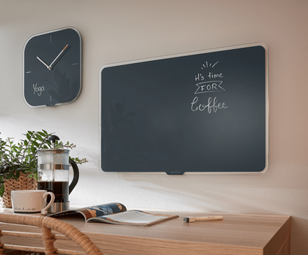 Leitz Cosy Manyetik Cam Beyaz Tahta 800x600m, Gri