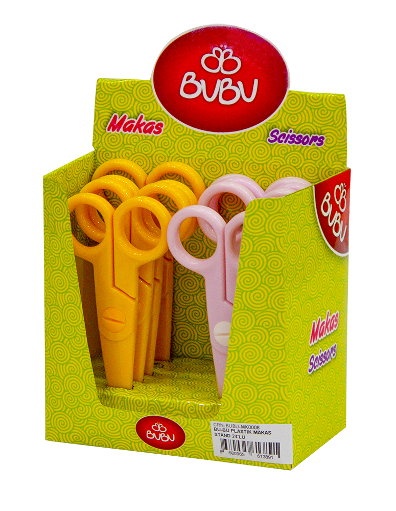 Bu-Bu Plastik Makas Pembe