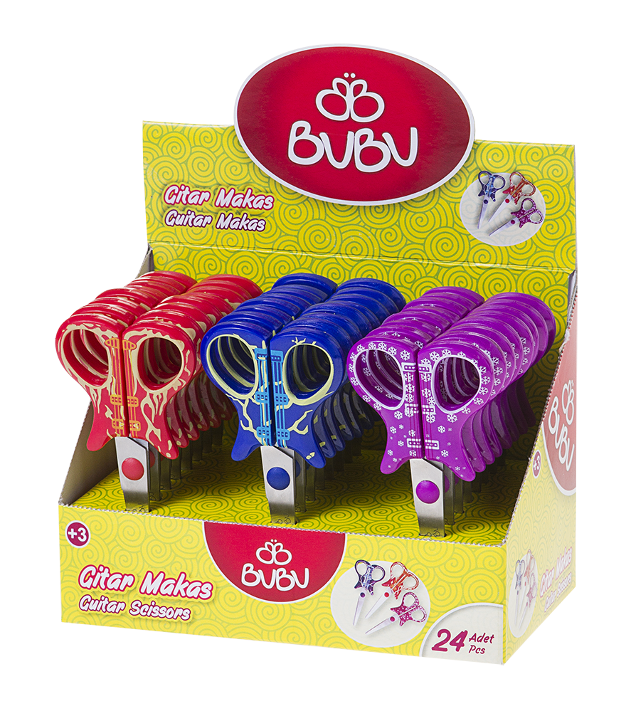 Bu-Bu Gitar Makas Kırmızı