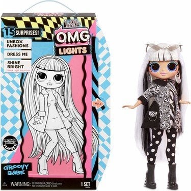 LOL Surprise OMG Lights Çok Gizli Bebekler Neon 15 Sürpriz Groovy Babe