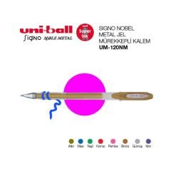 Uniball UM-120NM Signo NOBLE METAL 0.8 Jel Kalem Kırmızı