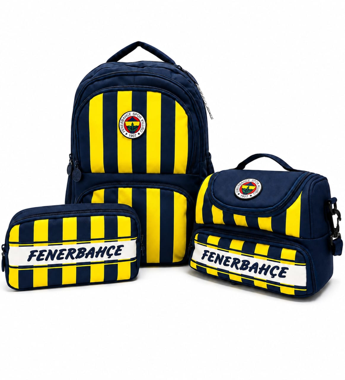 Fenerbahçe Lisanslı 3'lü Okul Çanta Seti