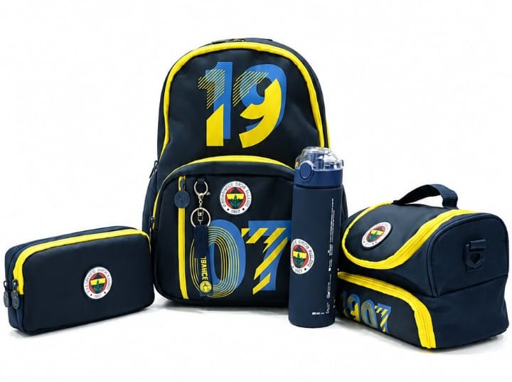 Fenerbahçe 1907 Lisanslı 4'lü Okul Çanta Seti