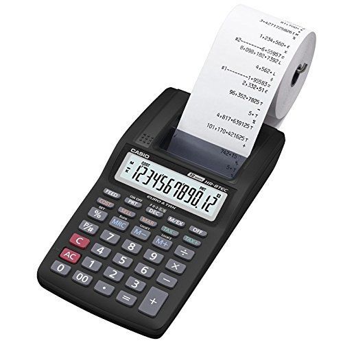 Casio HR-8RC-BK Şeritli Hesap Makinesi
