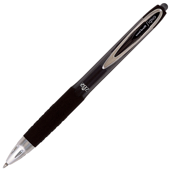 Uniball UMN-207 Signo 207 0.7 Mekanik Jel Kalem Siyah