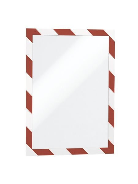 Durable Mıknatıslı Güvenlik Çerçeveleri - Kırmızı/Beyaz Renk-2'li