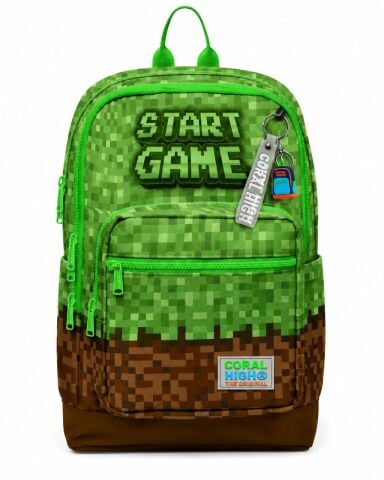 Coral High Kids High Craft Desenli 4'lü Okul Çanta Seti