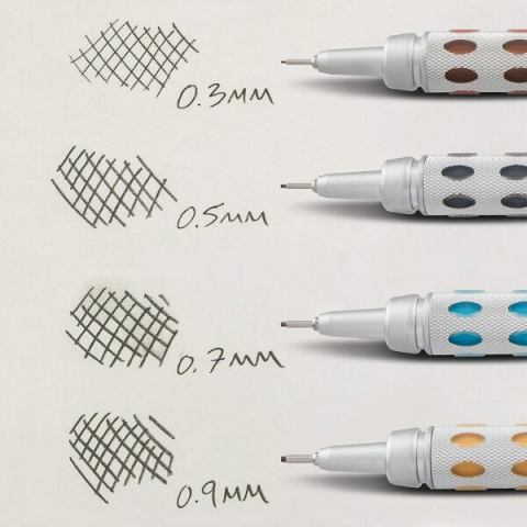 Pentel PG1017 GraphGear 1000 Teknik Çizim Versatil Kalem 0,7 mm