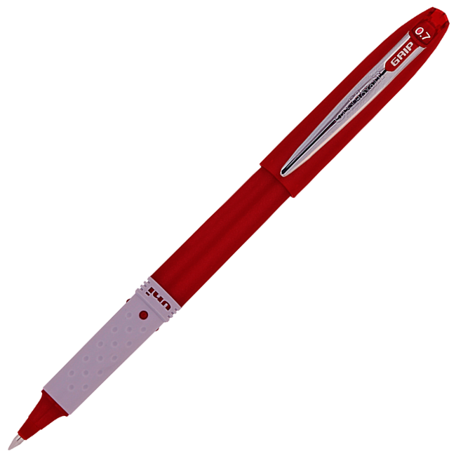 Uniball UB-247 GRIP fine 0.7 Roller Kalem Kırmızı