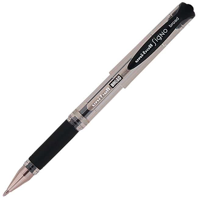 Uniball UM-153 Signo BROAD 1.0 İmza Kalemi Siyah