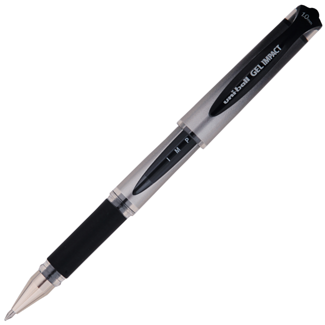 Uniball UM-153S GEL IMPACT 1.0 İmza Kalemi Siyah