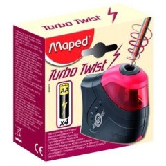 Maped Turbo Twist Pilli Tek Delikli Kalemtıraş