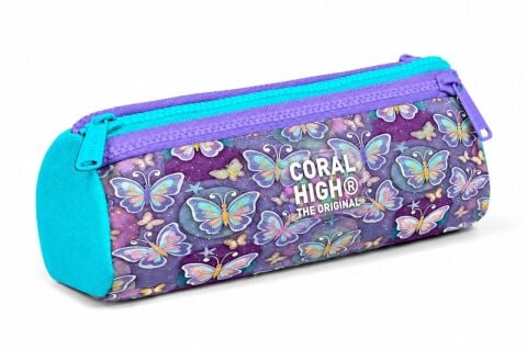 Coral High Kids Kelebek Desenli Kalem Çantası