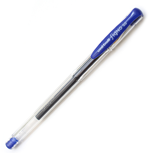 Uniball UM-100 SIGNO fine 0.7 Jel Kalem Mavi