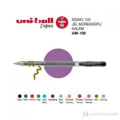 Uniball UM-100 SIGNO fine 0.7 Jel Kalem Açık Yeşil