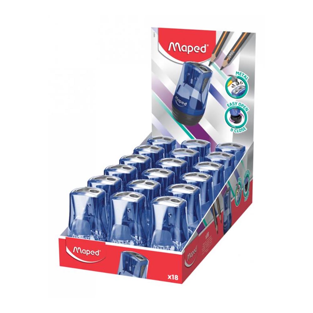 Maped Tonic Çift Delikli Plastik Kalemtıraş