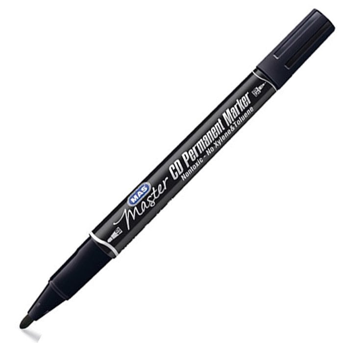 Mas 6414 Master Permanent CD-OHP Kalemi (1 mm) Çift Uçlu Siyah