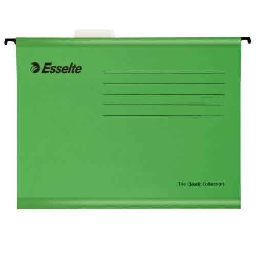 Esselte Ekonomi Askılı Dosya 25'li Yeşil Renk 90318