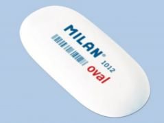 Milan Oval Silgi - 2 Renkli Baskı 12'li