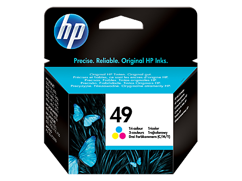 HP 49 Büyük Üç Renkli Orijinal Mürekkep Kartuşu (51649AE)