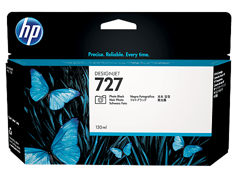 HP 727 130 ml Fotoğraf Siyahı DesignJet Mürekkep Kartuşu (B3P23A)