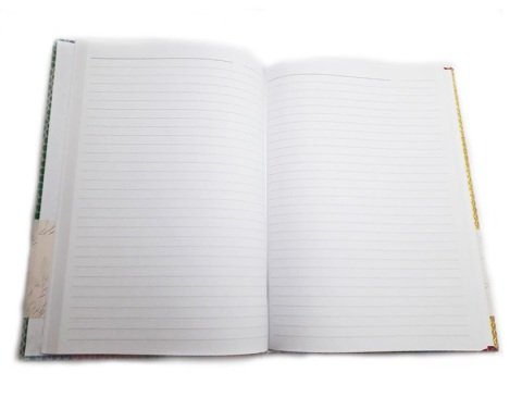 Lizy Balık Sırtı Yaldızlı Defter 14X20 168 Yaprak Çizgili Gold