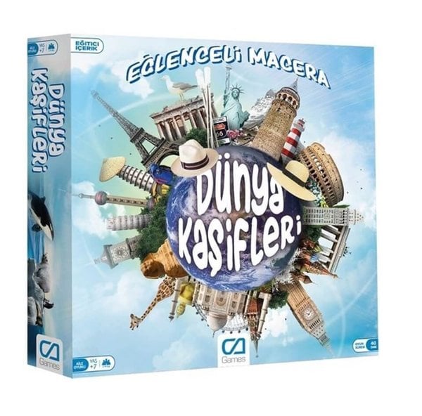 Dünya Kaşifleri Eğlenceli Macera Kutu Oyunu